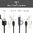 Baseus 5-in-1 iPhone / iPad / Android / Micro USB / Type-C Black Cable